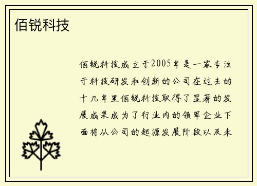 佰锐科技